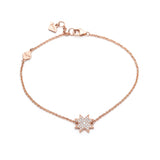 Asteri Diamond Pavé Mini Star Bracelet in Rose Gold
