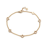 Lepi Mermaid Scale Mini Motif Bracelet in Yellow Gold