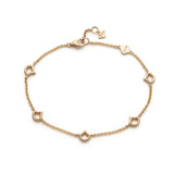 Lepi Mermaid Scale Mini Motif Bracelet in Yellow Gold