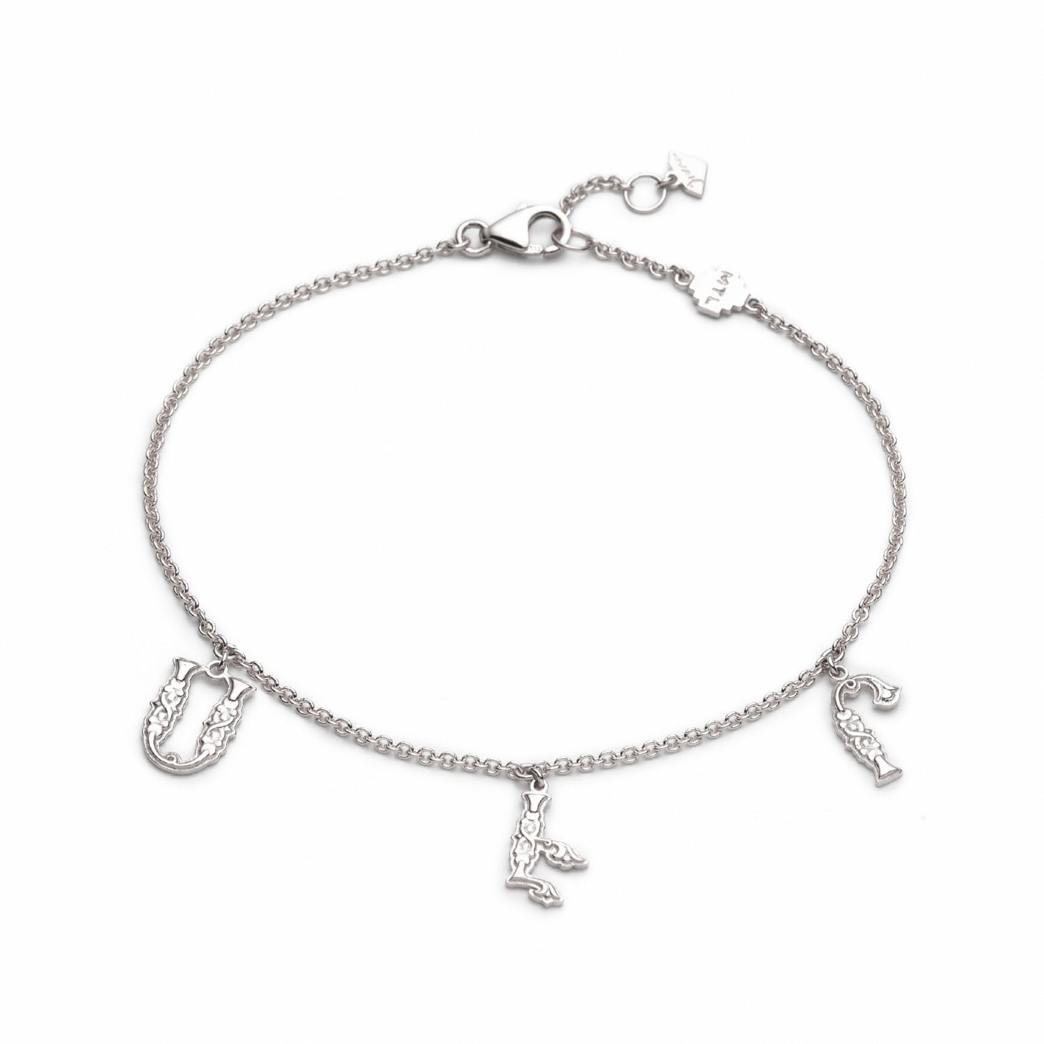 "Ser" - Love Armenian Bracelet in White Gold