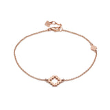 Small Step Motif Bracelet in Rose Gold