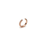 Lepia Mermaid Scales Motif Ear Cuff in Rose Gold Side View