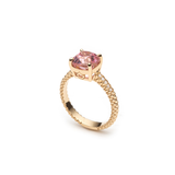 Pink Tourmaline Mermaid Ring