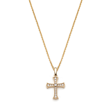 "Khachkar" Diamond Armenian Cross Pendant Necklace