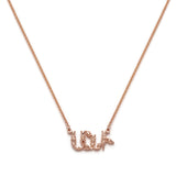 Armenian Name Necklace Ani in Rose Gold