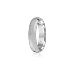 Classic Polished Finish Standard Fit 8-9 mm Wedding Band in Platinum