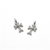 "Khachkar" Armenian Cross Mini Pendants in White Gold