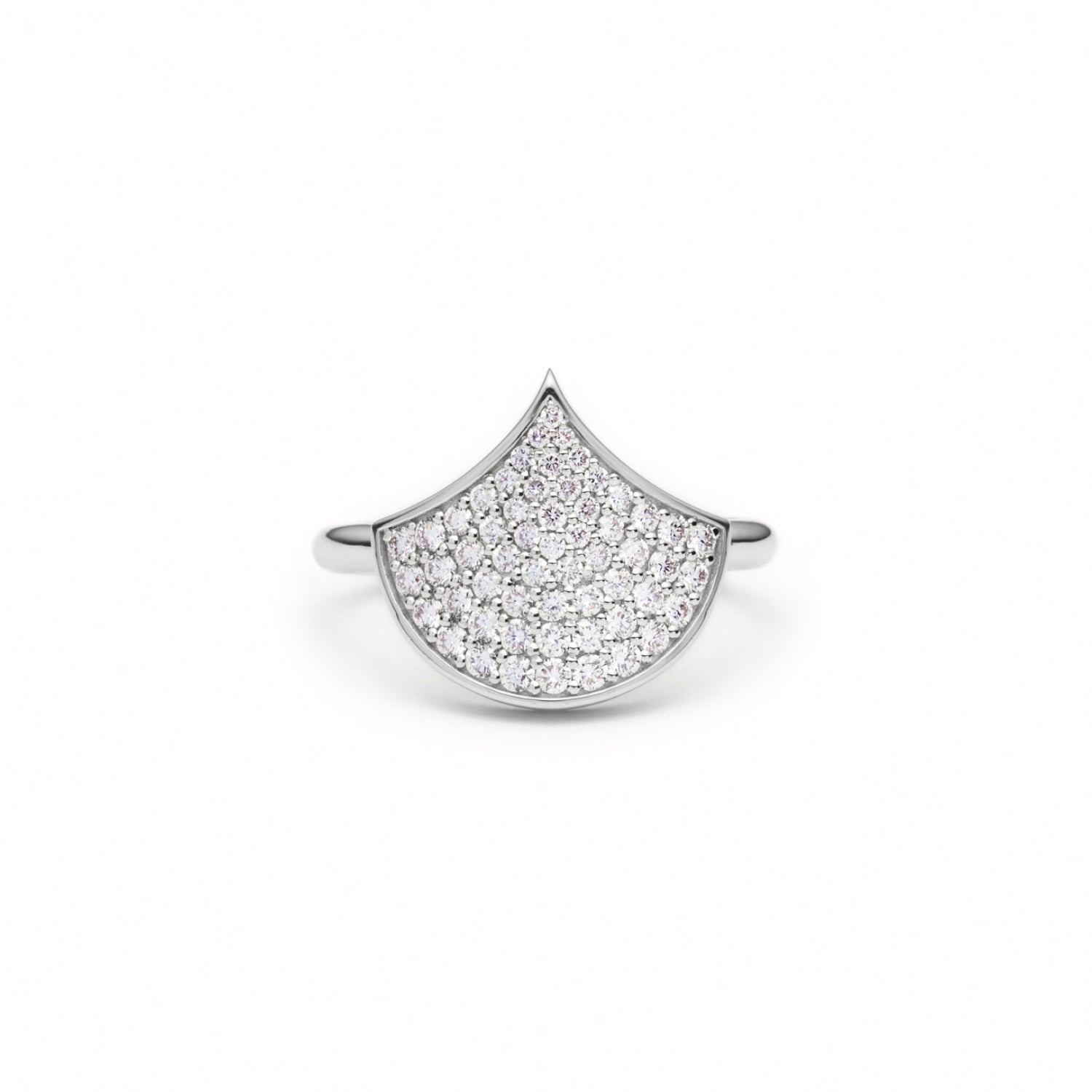 Lepi Diamond Pavé Ring in White Gold