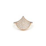 Lepi Diamond Pavé Ring in Yellow Gold