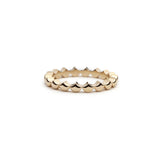 Lepia Mermaid Scales Motif Ring in Yellow Gold