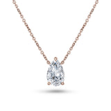 Pear Lab Diamond Necklace
