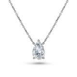 Pear Lab Diamond Necklace