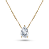 Pear Lab Diamond Necklace