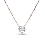 Round Lab Diamond Necklace