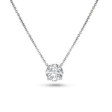 Round Lab Diamond Necklace