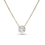 Round Lab Diamond Necklace