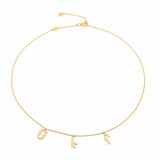 "Ser" - Love Armenian Necklace in Yellow Gold 
